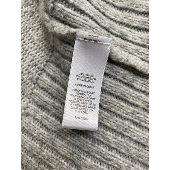 Express Women’s Gray Open Front Cardigan Sweater - Picture 5 of 5